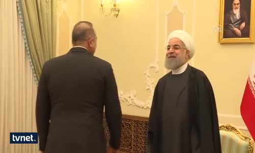 Bakan Çavuşoğlu Ruhani İle Görüştü