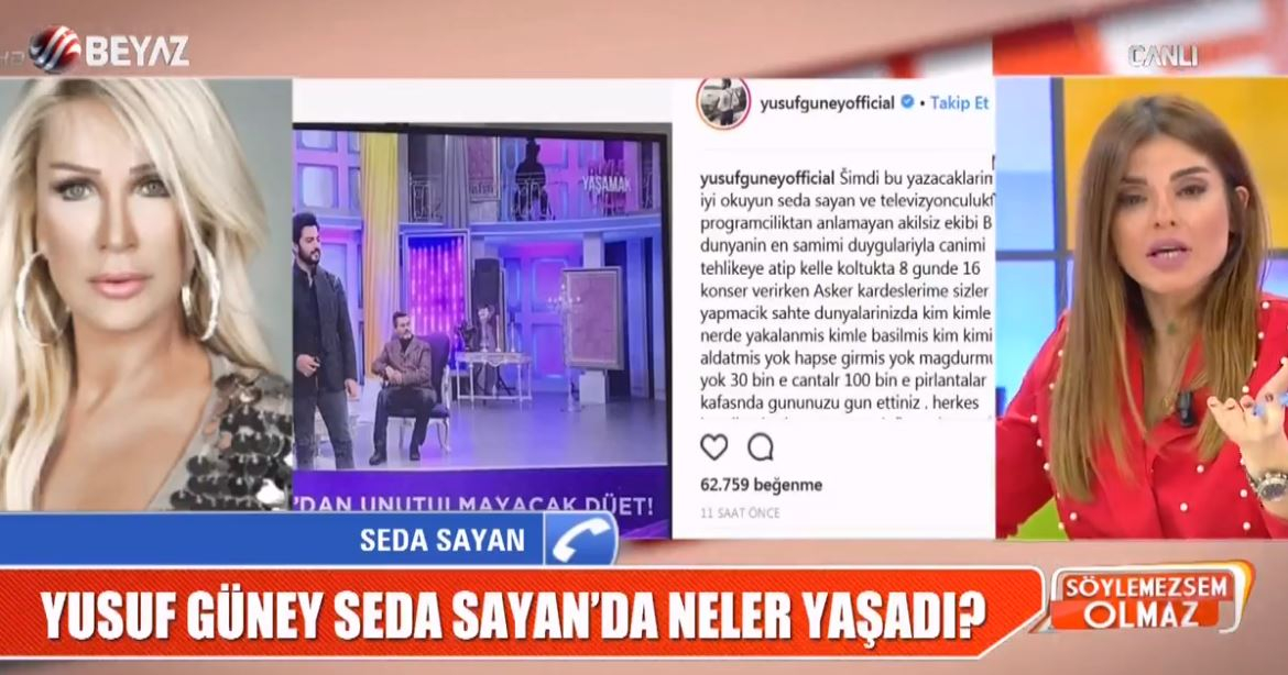 Seda Sayan'dan Yusuf Güney Açıklaması