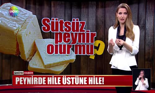 Sütsüz peynir olur mu?