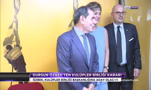 Dursun Özbek Kulüpler Birliği'ne Aday Oluyor!