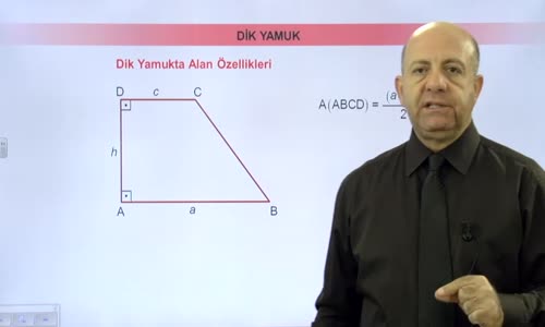 EBA GEOMETRİ LİSE 4 YAMUK-DİK YAMUKTA ALAN