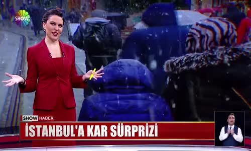 İstanbul'a kar sürprizi