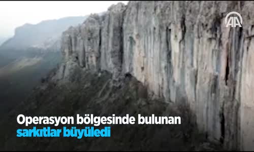 Operasyon Bölgesinde Bulunan Sarkıtlar Büyüledi