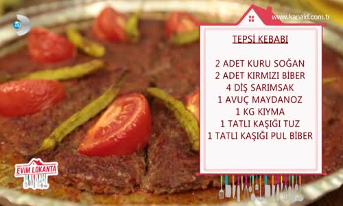 Evim Lokanta 37.Bölüm Tepsi Kebabı