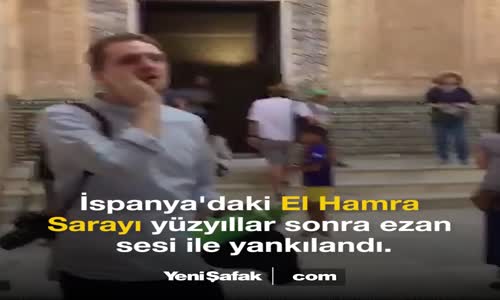 El Hamra’da 5 Asır Sonra İlk Kez Ezan Okundu