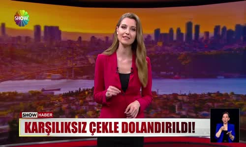 Karşılıksız çekle dolandırıldı!