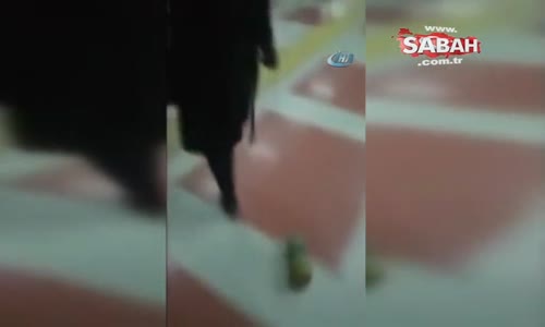 Ankara Metrosu’nda ilginç olay videosunu izle 