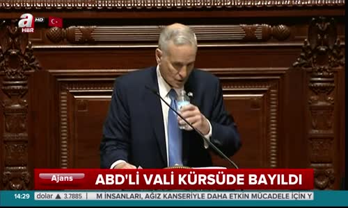 Abd'li Vali Kürsüde Bayıldı O Anlar Kamerada