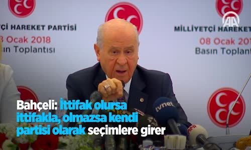 Bahçeli: MHP Erdoğan'ı Destekleyecek