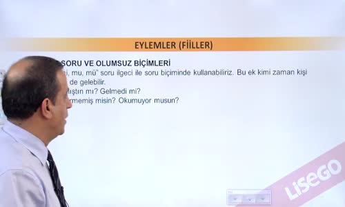 EBA TÜRKÇE LİSE SÖZCÜK TÜRLERİ-FİİL (EYLEM)-FİİLERİN SORU VE OLUMSUZ BİÇİMLERİ VE BİRLEŞİK ZAMANLI FİİLLER