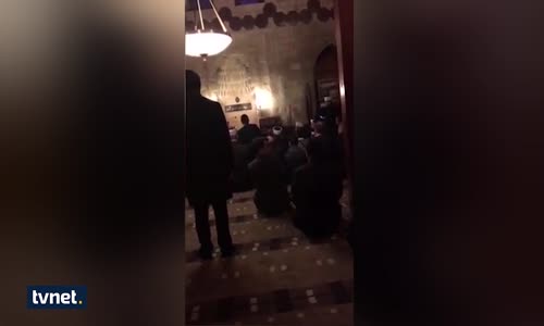 Erdoğan, Belgrad Bayraklı Camii’nde Kur’an Okudu