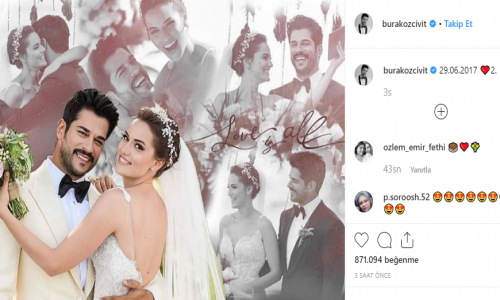 Fahriye Evcen Ve Burak Özçivit'in Aşk Dolu Günü