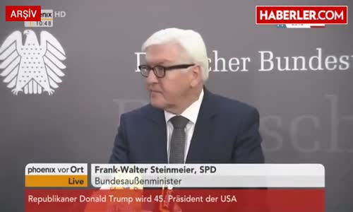 Almanya Dışişleri- Türkiye'ye İhtiyacımız Var( Steinmeier)