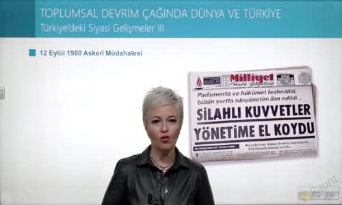 EBA T.C. İNKILAP TARİHİ VE ATATÜRKÇÜLÜK  LİSE - TOPLUMSAL DEVRİM ÇAĞINDA TÜRKİYE - TÜRKİYE'DEKİ SİYASİ GELİŞMELER III