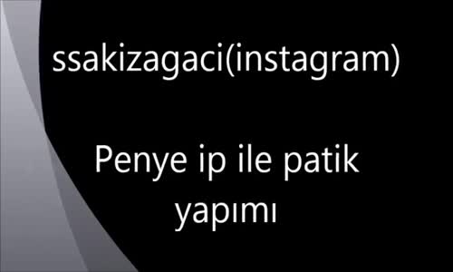 Ponponlu Patik Yapımı