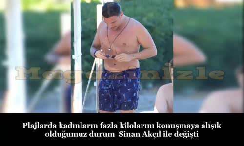 Sinan Akçıl Kamerayı Görünce Göbeğini İçeri Çekti