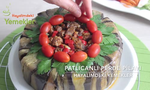 Patlıcanlı Perde Pilavı Patlıcanlı Paşa Pilavı 