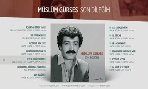 Müslüm Gürses Kederliyim İçiyorum 