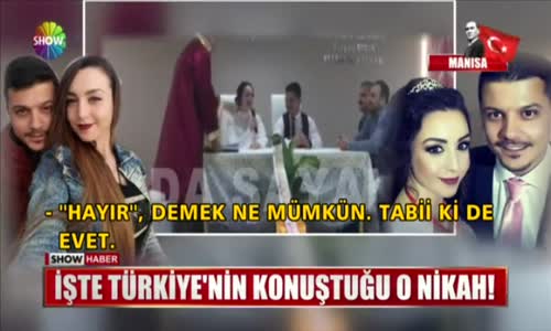 Türkiye'nin Konuştuğu O Nikahın Görüntüleri