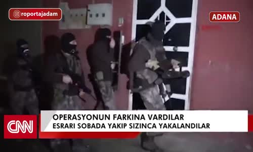 Adana'da Sobaya Esrar Atan Aile