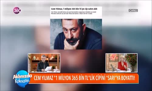 Cem Yılmaz 1 Milyon 365 Bin Tllk Cipini Sarıya Boyattı