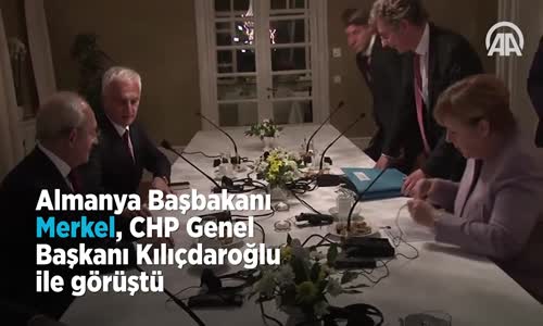 Merkel ile Kılıçdaroğlu Bir Araya Geldi