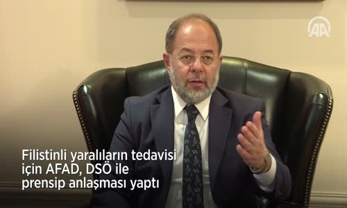 Filistinli Yaralıların Tedavisi İçin AFAD DSÖ İle Prensip Anlaşması Yaptı