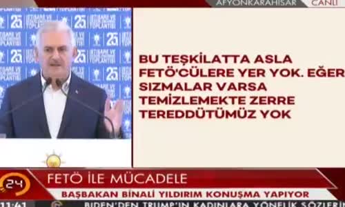 Başbakan Yıldırım Fetö'cü Teröristlerin Asla Gözünün Yaşına Bakılmayacak