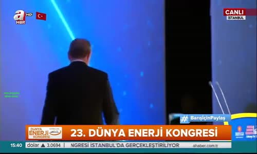 Cumhurbaşkanı Erdoğan  Dünya Enerji Kongresi  23th World Energy Congress _ 10 Ekim 2016