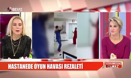 Skandal Hastanenin Yoğun Bakımında Göbek Attılar