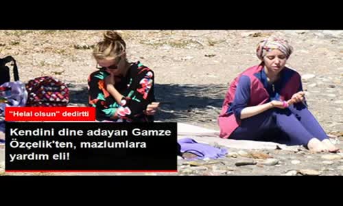 Gamze Özçelik, Mazlumlar İçin Dernek Kuruyor