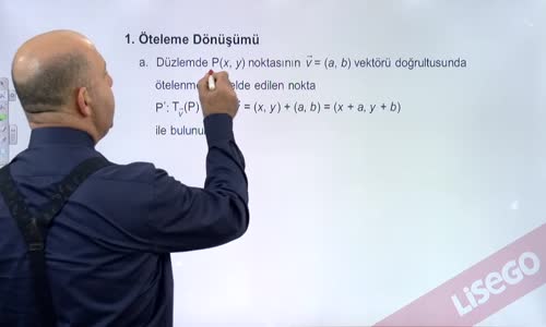 EBA GEOMETRİ LİSE DÖNÜŞÜMLER-ÖTELEME DÖNÜŞÜMÜ