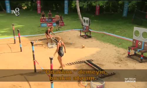  Survivor 2017-İletişim Ödülü Oyununda Ogeday - Elif Tartışması! 