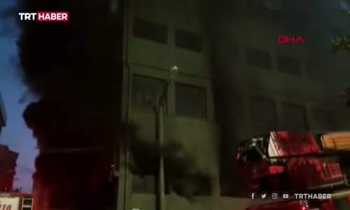 İstanbul'da ambalaj imalathanesinde yangın