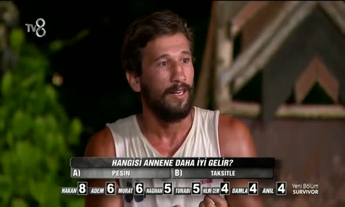 Esengül Hanım'ın Cevabı Adem'i Kızdırdı Senin Kredi Kartın Mı Var 106. Bölüm Survivor 2018