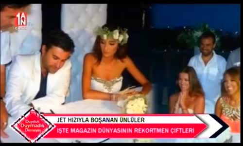 Jet Hızıyla Evlenip Boşanan Ünlü Çiftler!