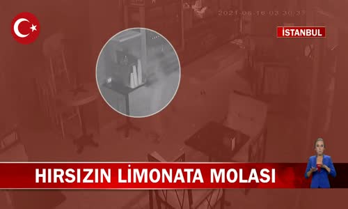 İstanbul Esenyurt'ta Bir Hırsız Börekçiyi Soyduktan Sonra Buz Gibi Limonata İçti! İşte Görüntüler