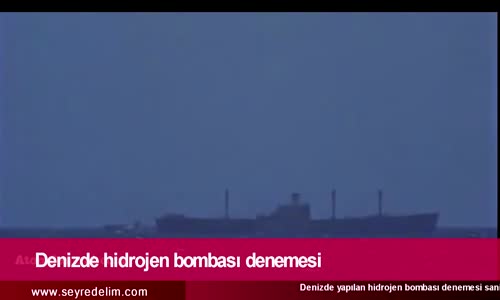 Hidrojen Bombasının Patlama Anı 