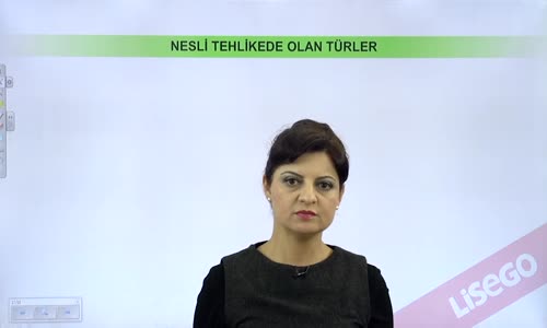 EBA BİYOLOJİ LİSE - EKOLOJİ VE GÜNCEL ÇEVRE SORUNLARI - POPÜLASYON EKOLOJİ - NESLİ TEHLİKEDE OLAN TÜRLER