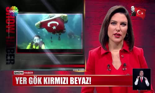 Yer gök kırmızı beyaz! 