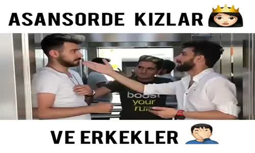 Asansöre Kızlar Binince