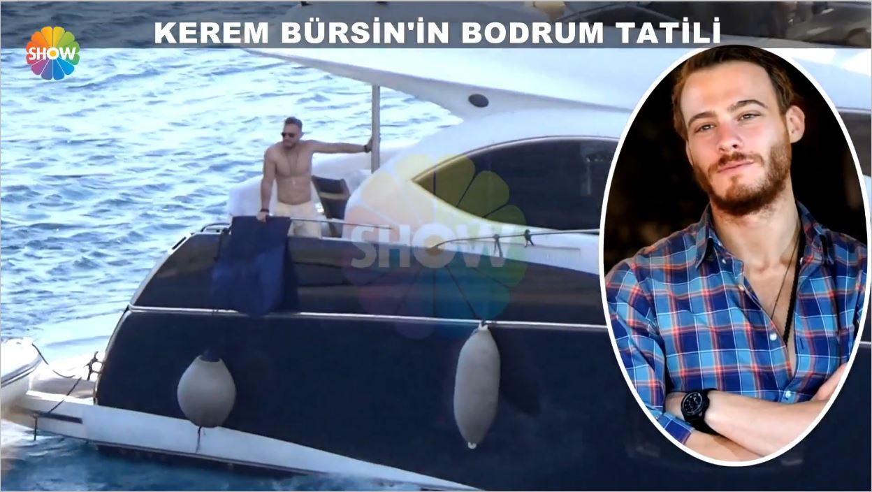 Kerem Bürsin Bodrum Açıklarında Balık Tuttu