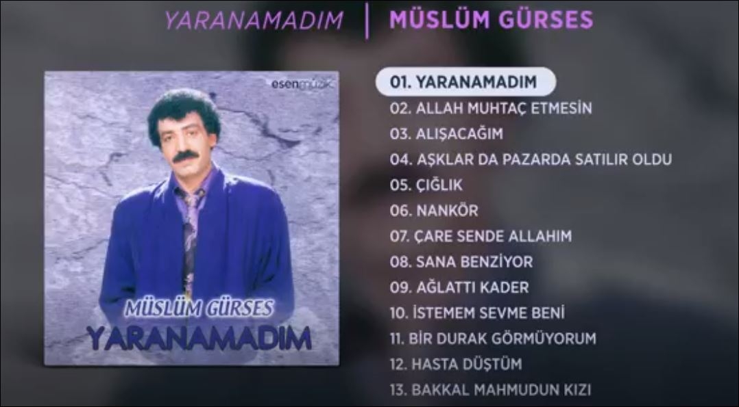 Müslüm Gürses - Yaranamadım