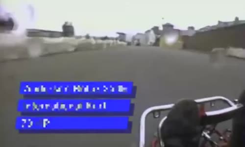 Karting Aracıyla Yapılan Sokak Yarışı