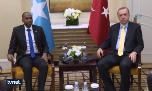 Cumhurbaşkanı Erdoğan, Somali Başbakanı Kayre ile Görüştü