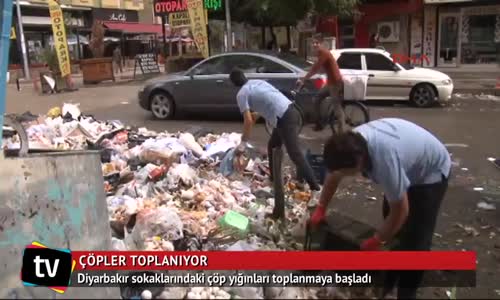 Diyarbakır'da Çöpler Toplandı