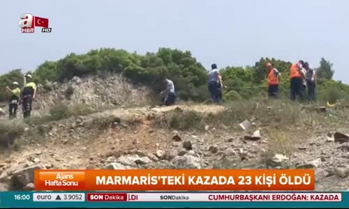 Marmaristeki Kazada 23 Kişi Öldü