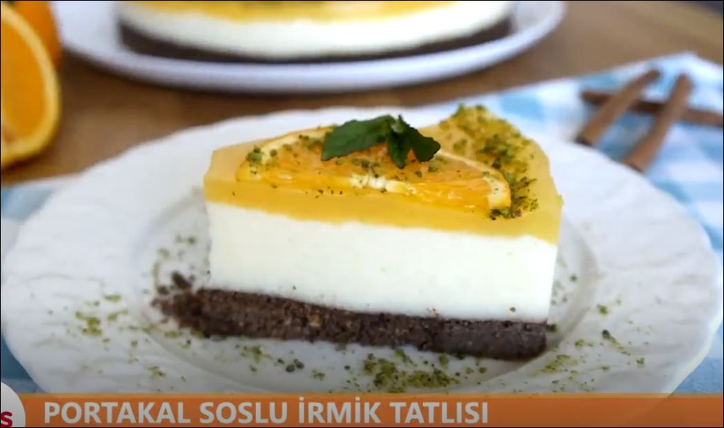  Portakal Soslu İrmik Tatlısı