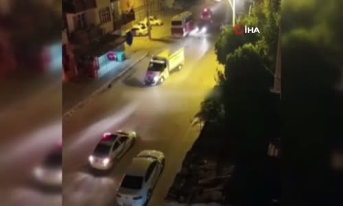 Gasp ettiği kamyonetle polis aracına çarptı- 2’si polis 5 yaralı 