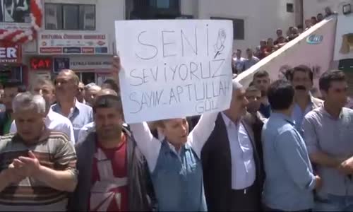 Abdullah Gül'e Sevgi Seli 